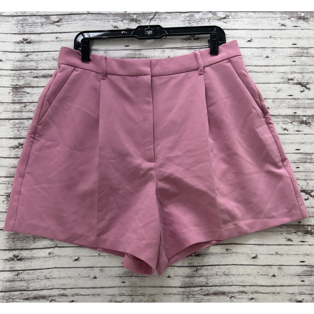 Abercrombie & Fitch Pink High Waist Shorts